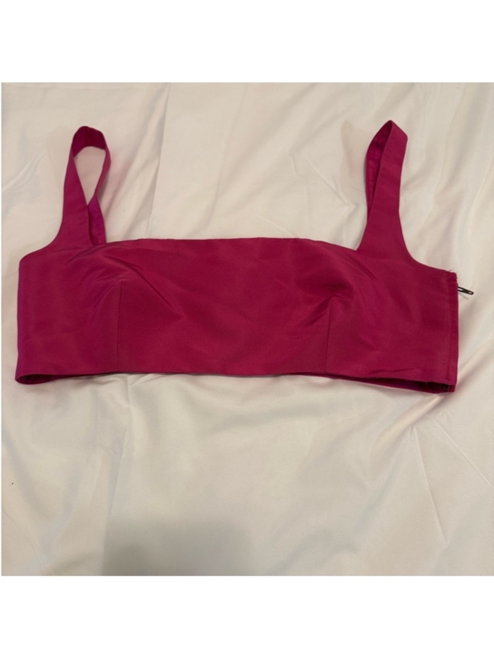 Valentino Fuchsia Pink Crop Tank Top